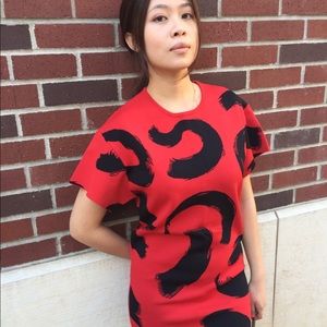 Unique Red bodycon Dress